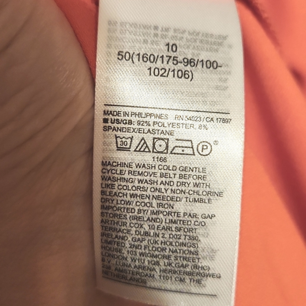 NWT BANANA REPUBLIC | Center Split Belted Midi Dress - Picture 7 of 7
